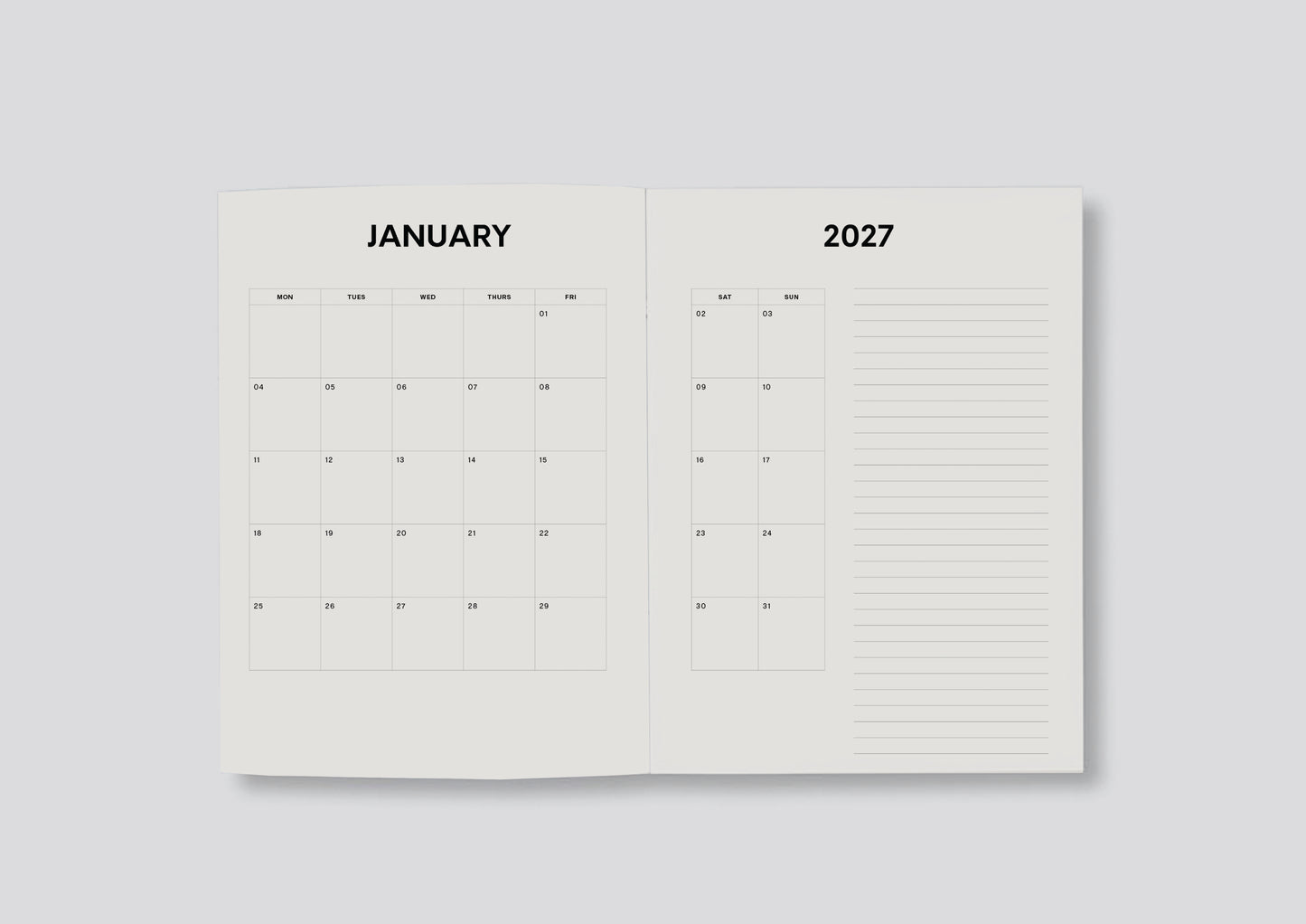 Lettuce x Gabrielle Gatt 2027 Weekly Diary Pre-Order, Ships late September