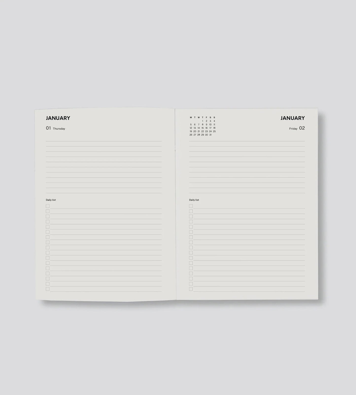 Father Rabbit x Gabrielle Gatt 2026 Daily Diary